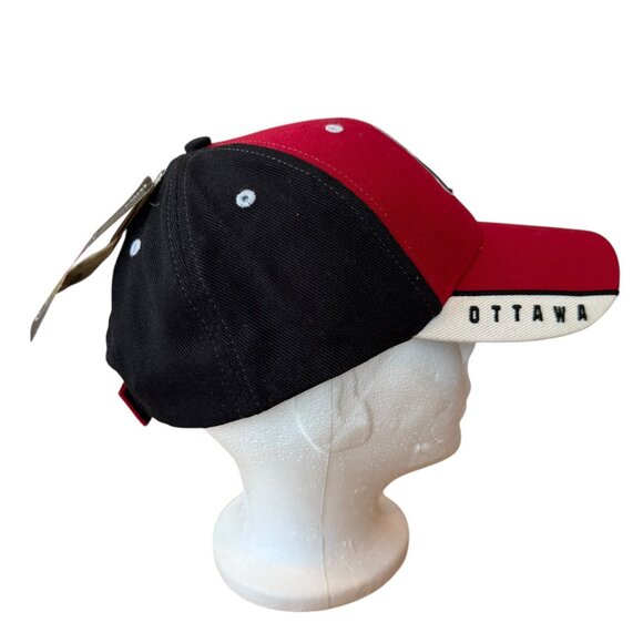 Ottawa Senators Cap Hat Strapback '47 Black Red Spell Out One Size - Picture 3 of 8